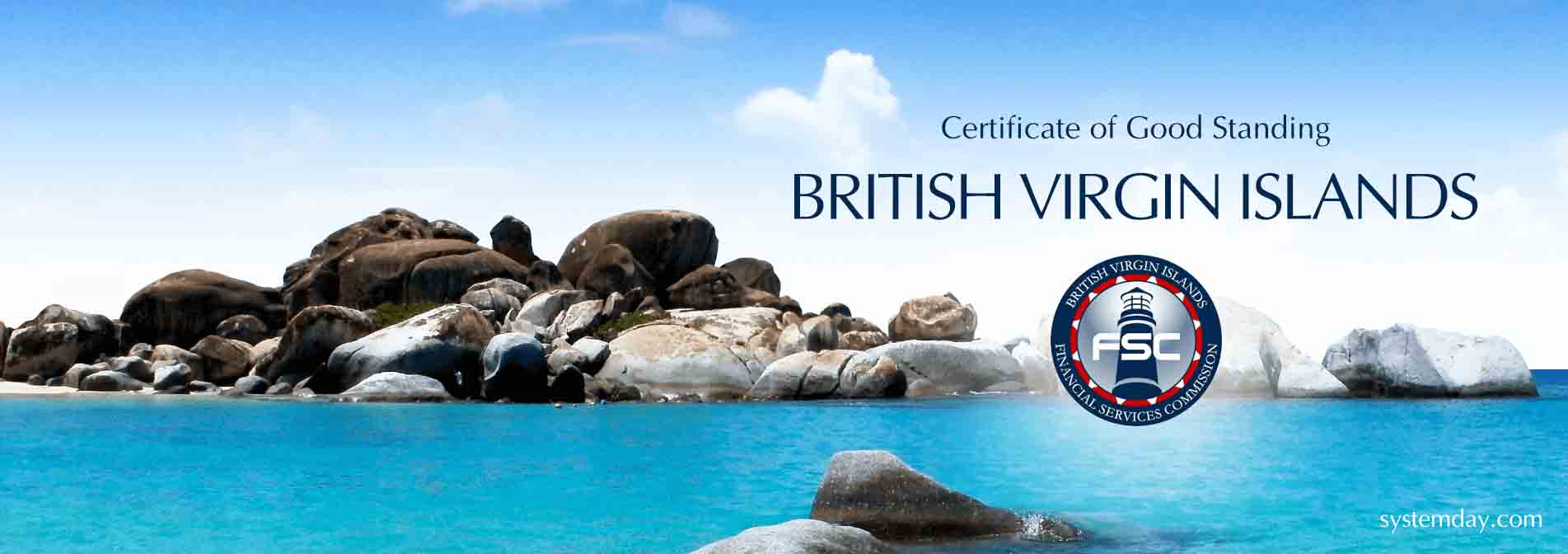 BVI Certificate of Good Standing