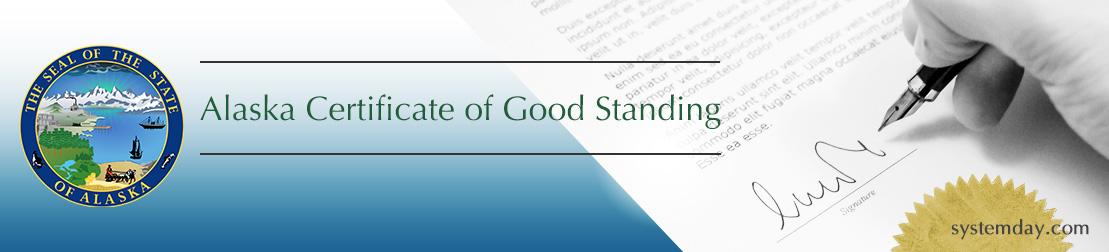Alaska Certificate of Good Standing