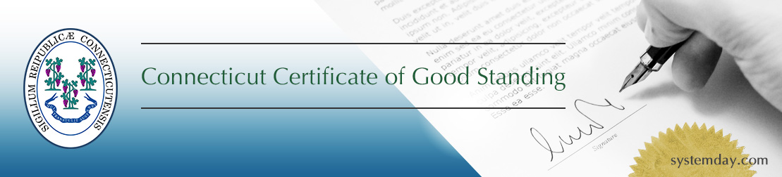 Connecticut Certificate of Good Standing