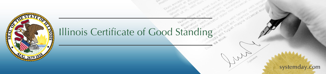 Illinois Certificate of Good Standing