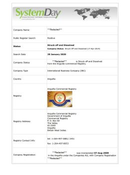 Anguilla Company Search