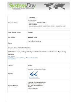 Aruba Company Search