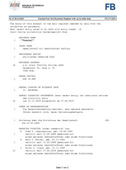 Austria Company Extract