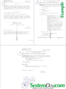 Croatia Certificate of Incorporation