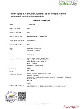 Malaysia Company Search