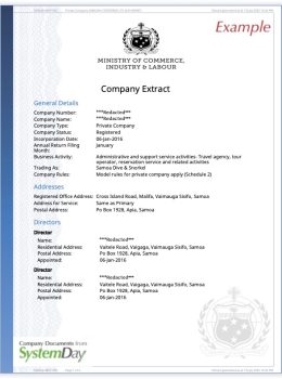 Samoa Company Search