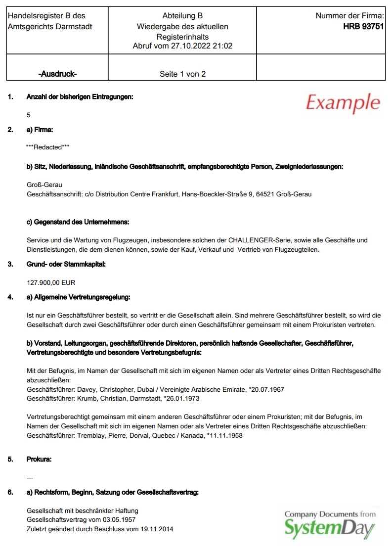 Germany Certificate of Good Standing For Share Certificate Template Companies House