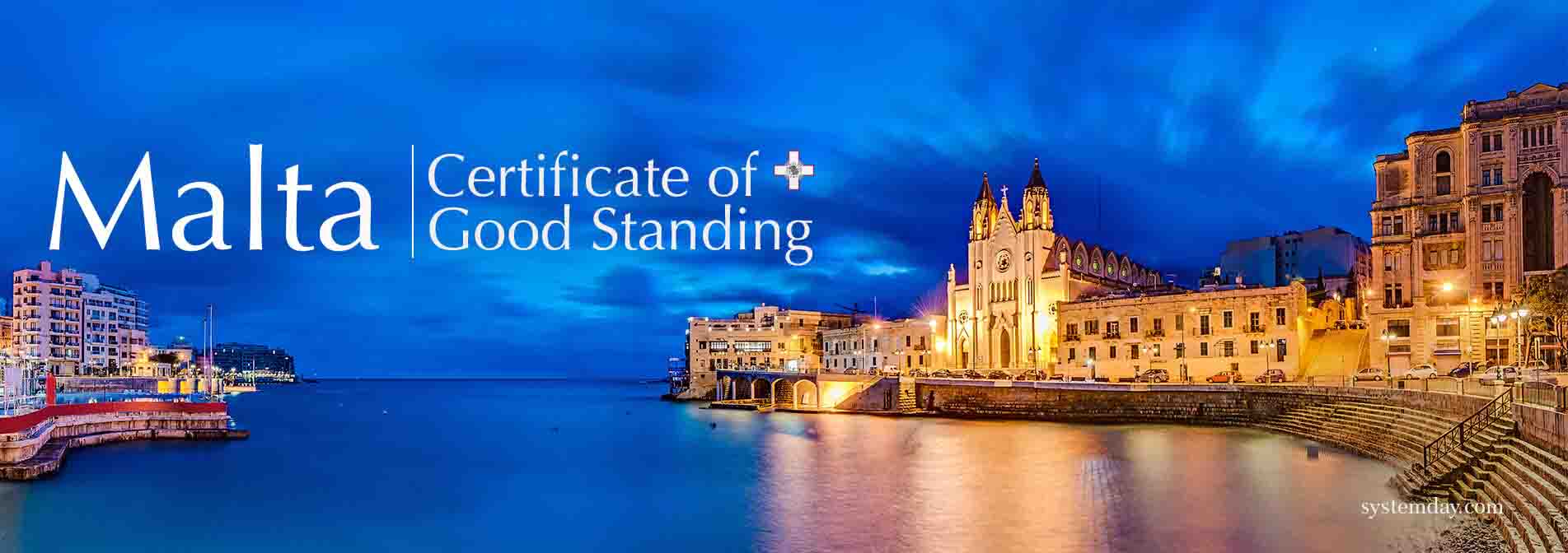 Malta Certificate of Good Standing