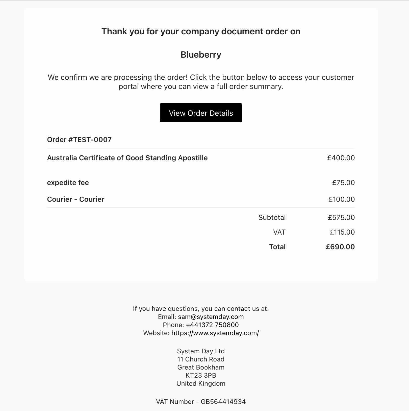 receipt