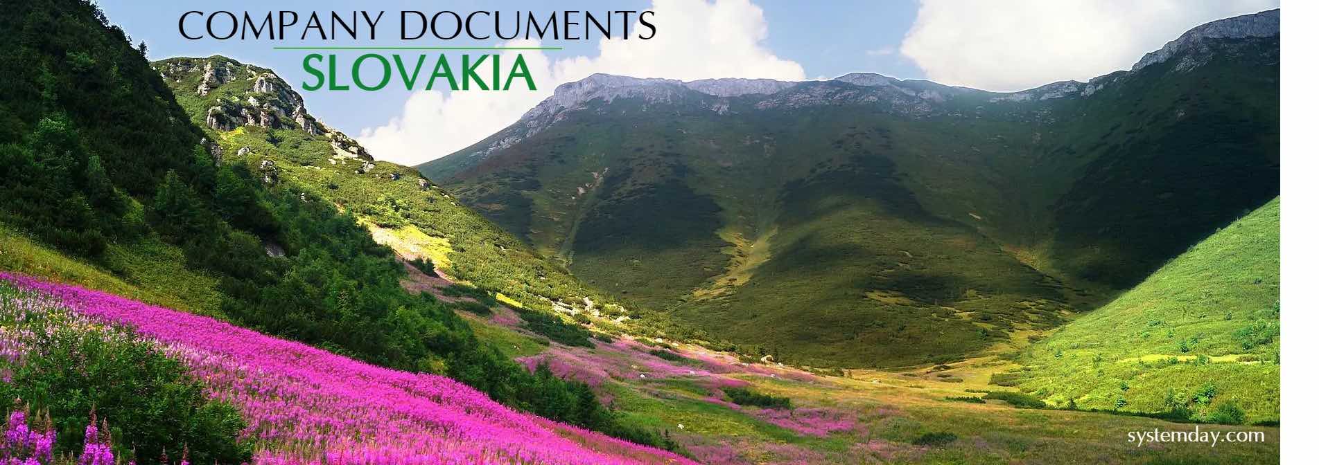 Slovakia Company Documents