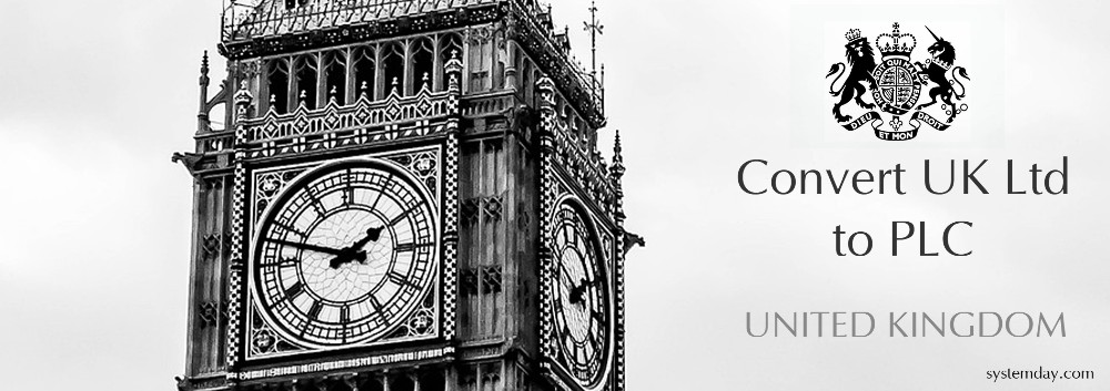 UK Convert an Ltd to a PLC